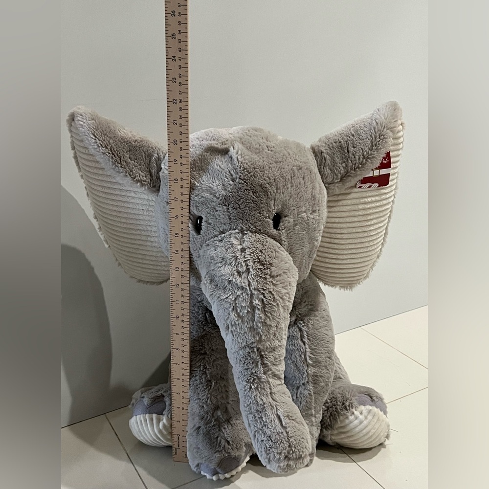 Gray Elephant Plush Toy - Picture 8 of 9
